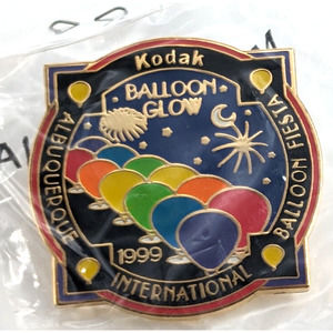 1999 Balloon Glow Albuquerque Int'l Balloon Fiesta Enamel Pin Hot Air Balloons